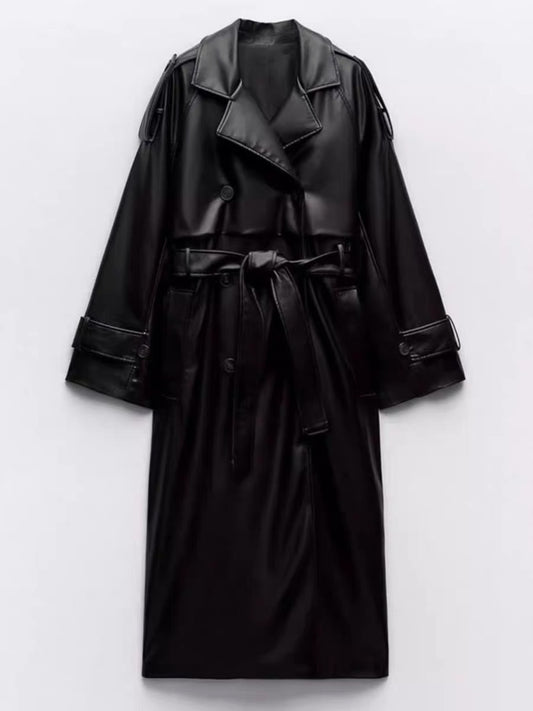 Kunstledermantel