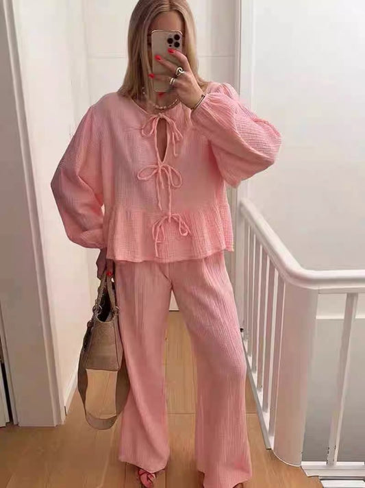 Zweiteiler mit Schleifen