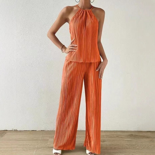 Eleganter Ärmelloser Zweiteiler